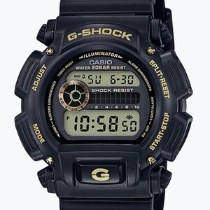 Casio G-SHOCK Digital  Black And Gold Watch,  DW9052GBX-1A9, NEW WITH TAGS!!